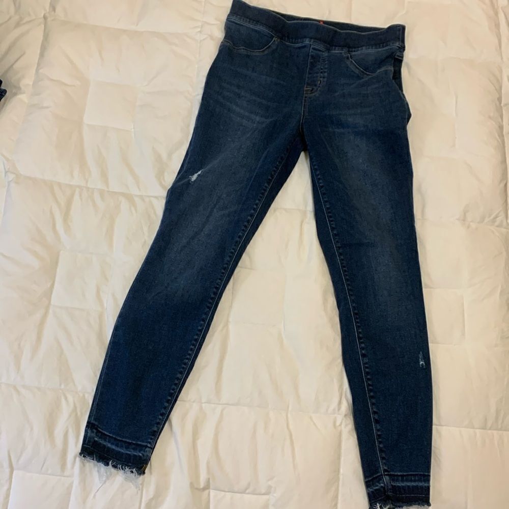 SPANX, jeans, medium, like new, tummy tuck
